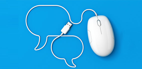 Imagem ilustrativa do Chat Online